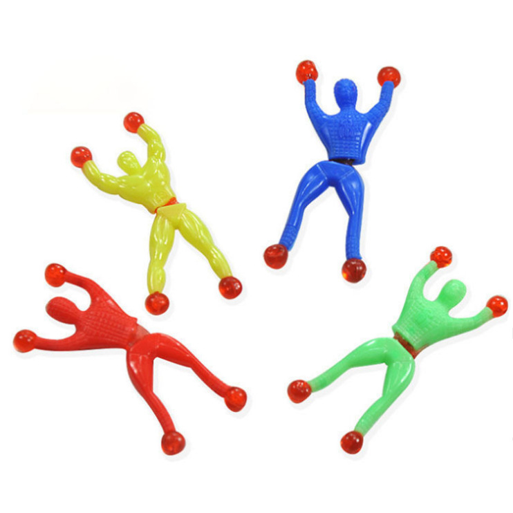 Wall Climbing Man Sticky Spider Man Wall Climbing Spider Man Wall Climbing Man 2 Yuan Shop Traditional Toy Factory Wholesale