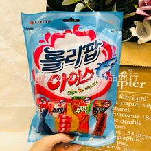 批发 韩国进口乐天LOTTE洛丽波棒棒糖七彩多味硬糖趣味零食132g