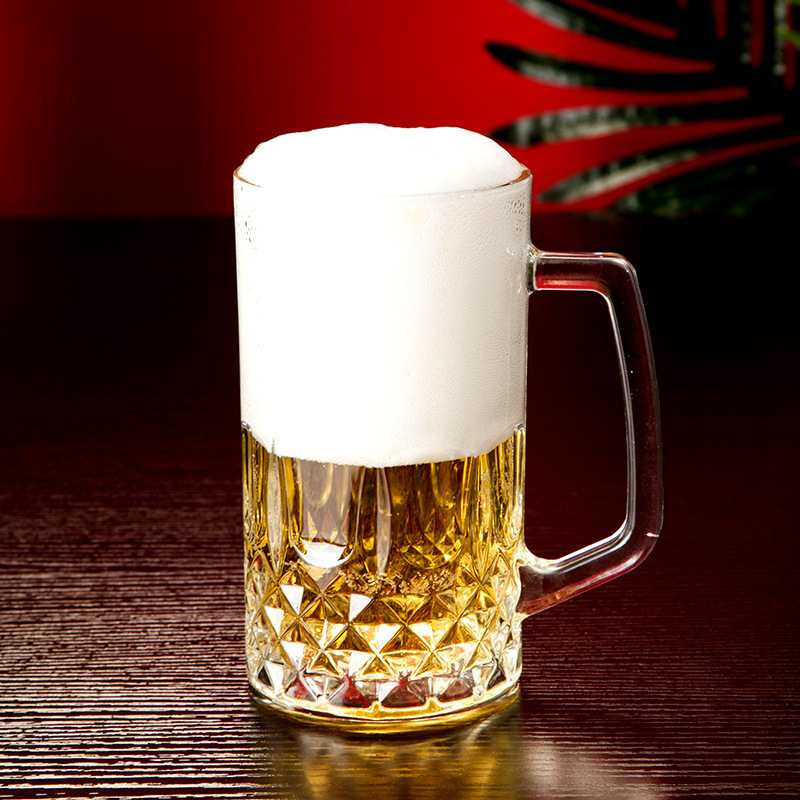 菠萝杯啤酒 大容量扎啤杯加厚玻璃菠萝杯 厂家批发网红啤酒杯