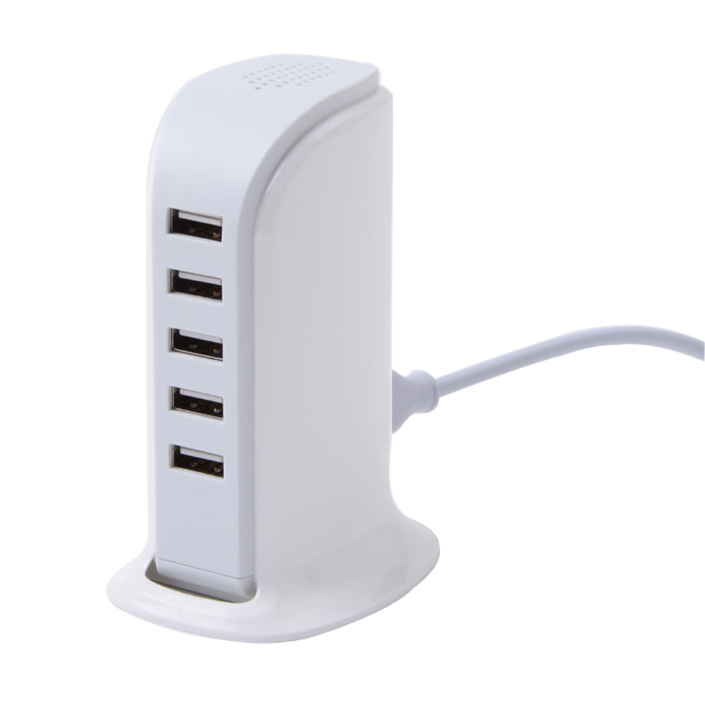 厂家直销20w5口排插式智能手机充电器通用型usb接口宽电压充电头