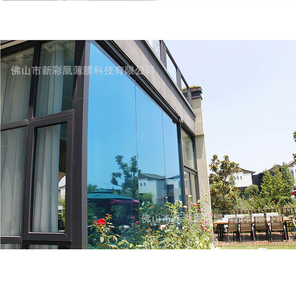窗户玻璃隔热膜防晒贴膜办公室阳台遮光遮阳单向透视防偷窥玻璃贴