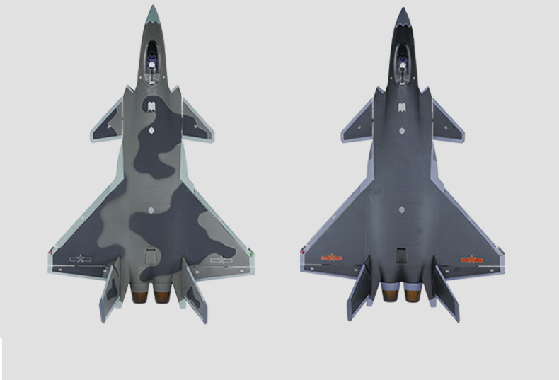 1:48歼20模型航展战斗机合金歼二十j20仿真飞机模型摆件退伍纪念