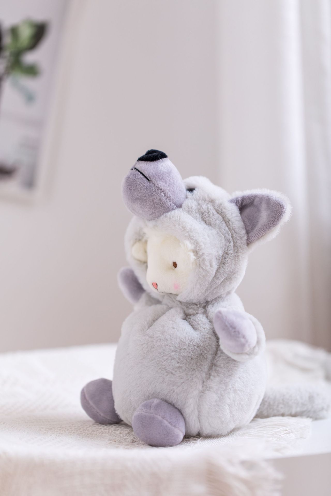 抖音安抚小羊公仔毛绒玩具玩偶网红同款变身绵羊布娃娃创意礼物女