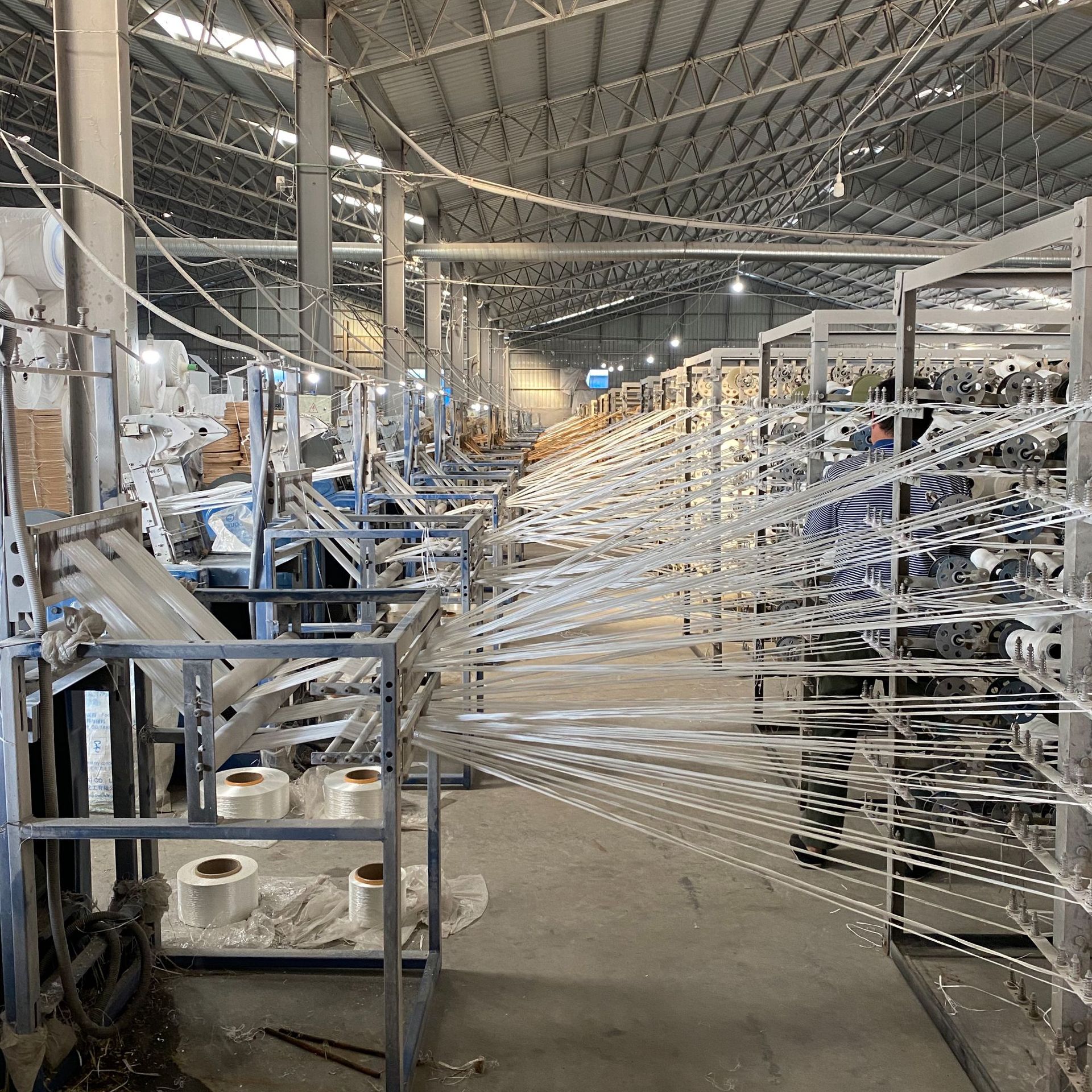 厂家生产吨包吨袋桥梁预压袋集装袋带盖布太空袋吨包袋编织袋