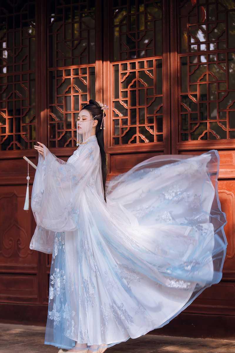 烟雨台古装女汉服女夏季仙气中国风飘逸学生古风齐胸襦裙超仙全套