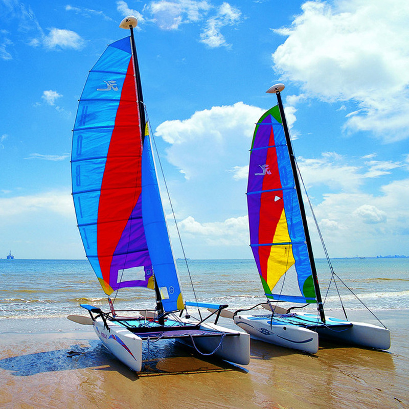 hobie16getaway双体帆船旅游水上自行车游艇快艇钓鱼艇珐伊冲锋舟