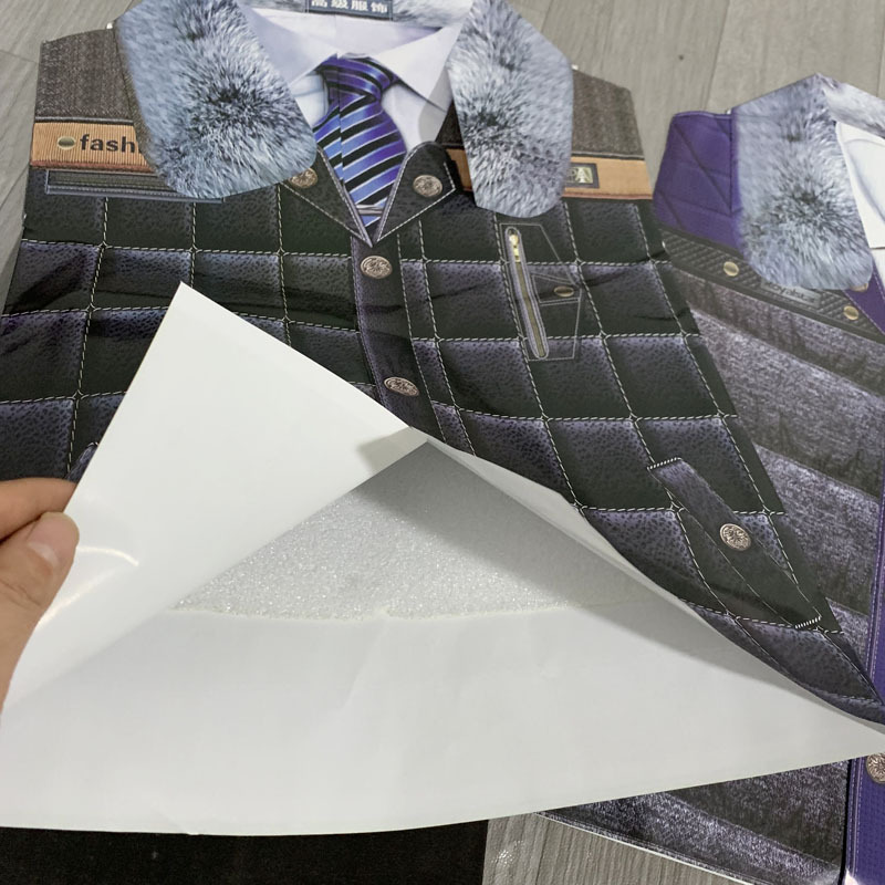 男士纸糊现代棉服羽绒大全套烧纸祭祀十一上坟祭祖衣服成品纸寒衣