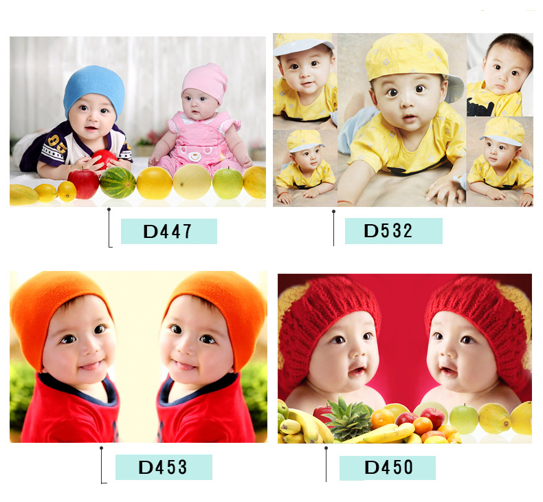 漂亮女宝宝图片海报孕妇备孕胎教照片画混血婴儿墙贴bb墙贴画报贴