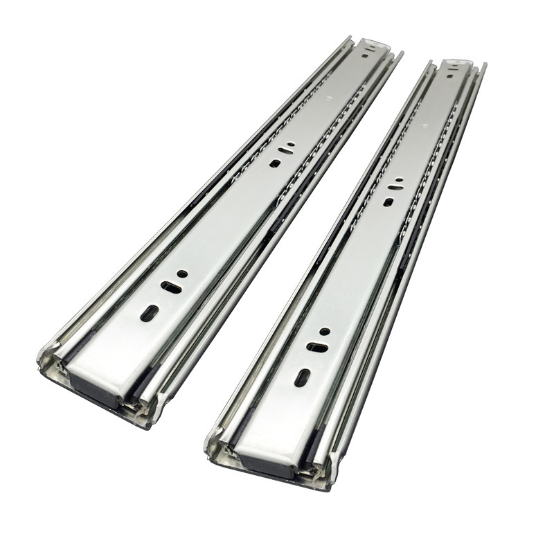 格菲卡51宽重型滑轨三节抽屉导轨加厚鞋柜机柜工具箱轨道承重滑道
