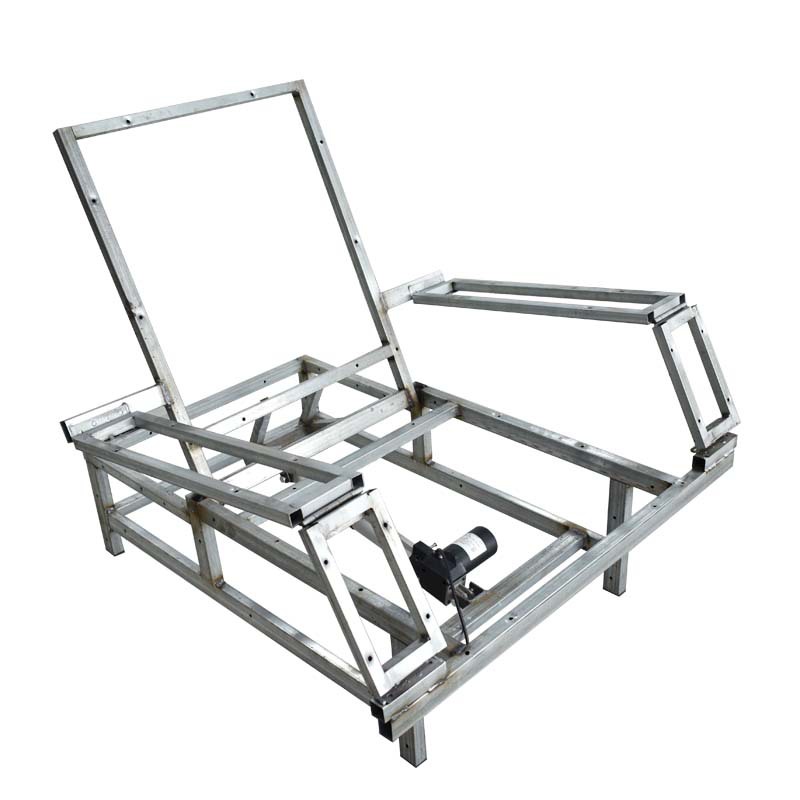 厂家供应足浴沙发铁架 铁扶手连体沐足桑拿架 全铁扶手水疗沙发架