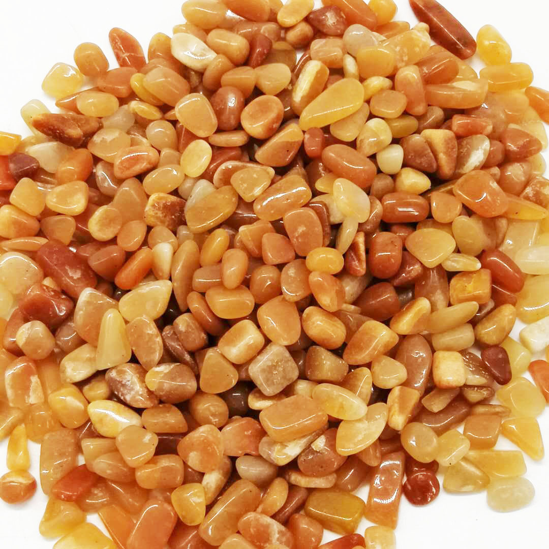 批发天然红东陵碎石 水晶半宝石 鱼缸花盆装饰品100克