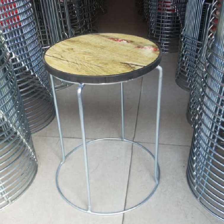 钢筋凳子简易家具家用椅子饭店用凳子家具日用百货地摊赶集圆凳