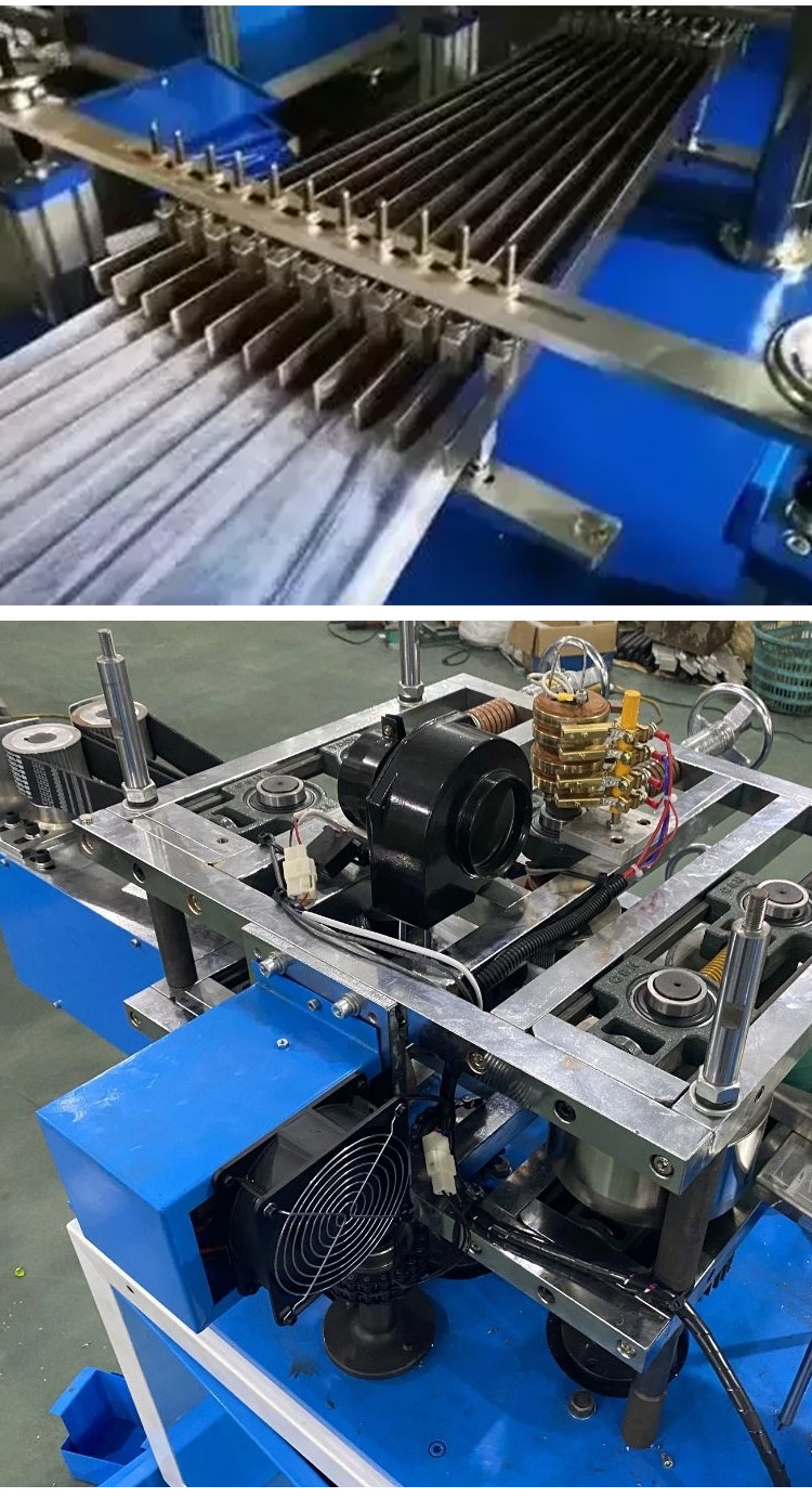 工销一次性无纺布浴帽机全自动条形浴帽机超声无纺布波头套机