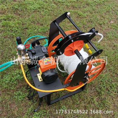 厂家批发新式遥控电动打药机48v60v全自动排线收管器农用喷雾器