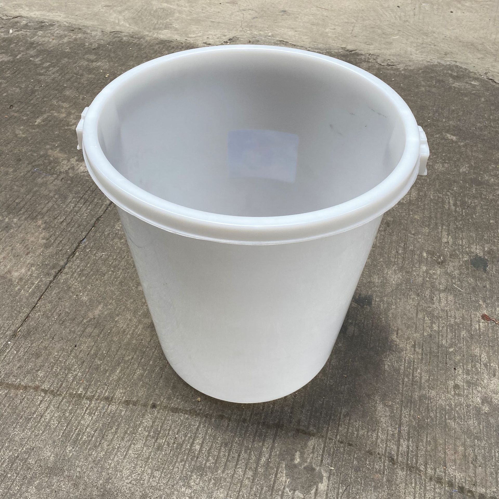 200l塑料大白桶150升大口圆形化工桶120l 白色垃圾桶100升可配盖