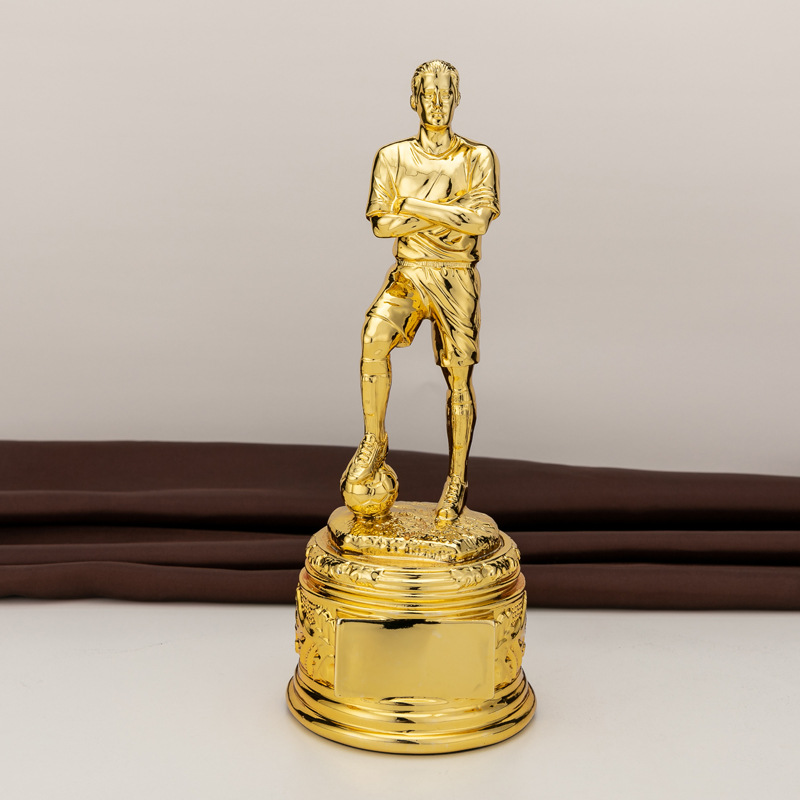 足球先生球员奖杯 体育颁奖礼品 树脂工艺摆件射手mvp 球迷用品