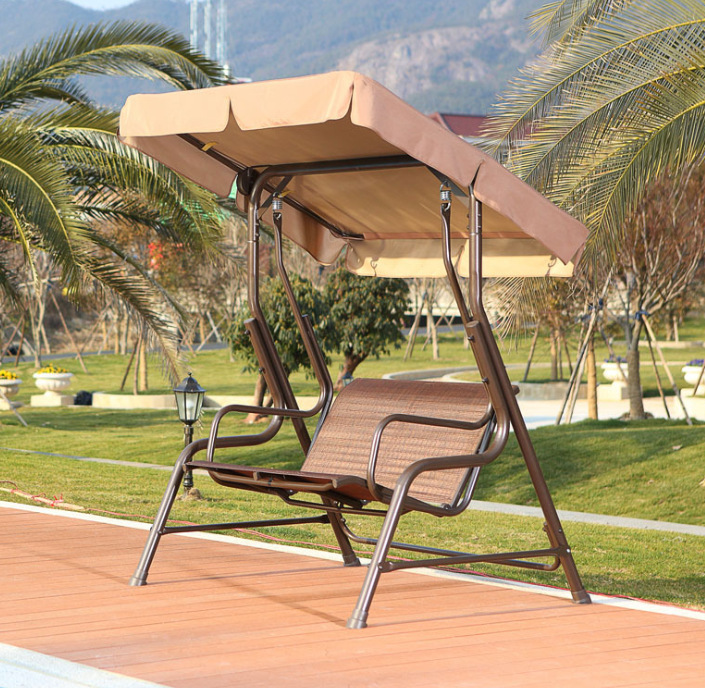 户外秋千花园别墅阳台三人摇椅公园摇椅庭院豪宅休闲秋千摇椅