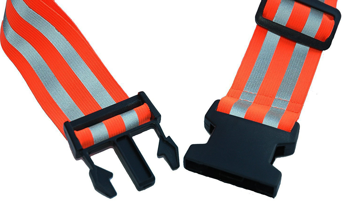 反光腰带 户外运动 夜骑夜跑反光 荧光 安全腰带 带弹力针织腰带