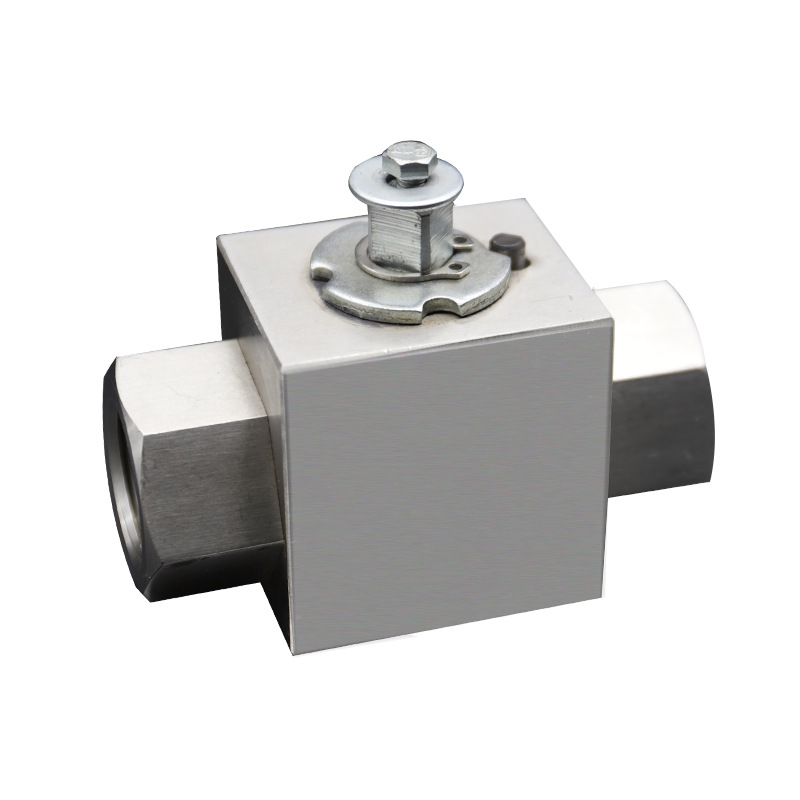 二位三通高压球阀khb3k丝口内螺纹式g1/2液压三通球阀截止阀pn315