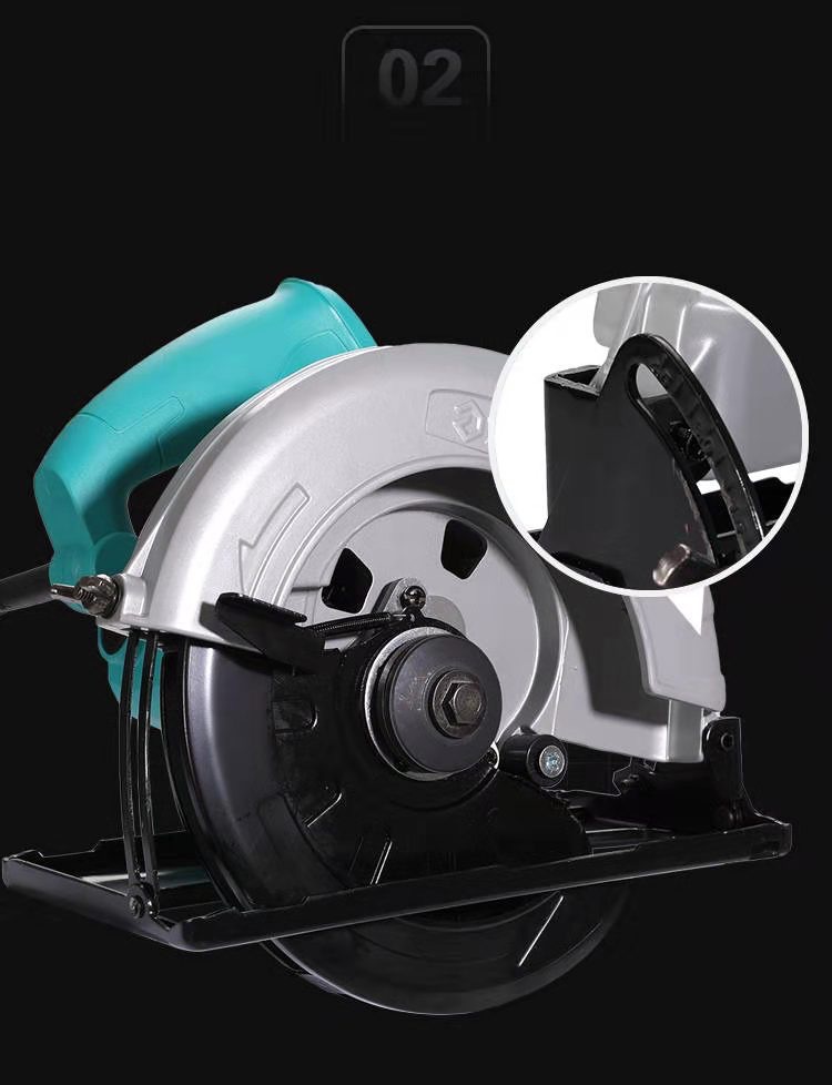 大艺电圆锯7寸木工手提电锯锯木机台锯倒装圆盘电锯180切割机家用