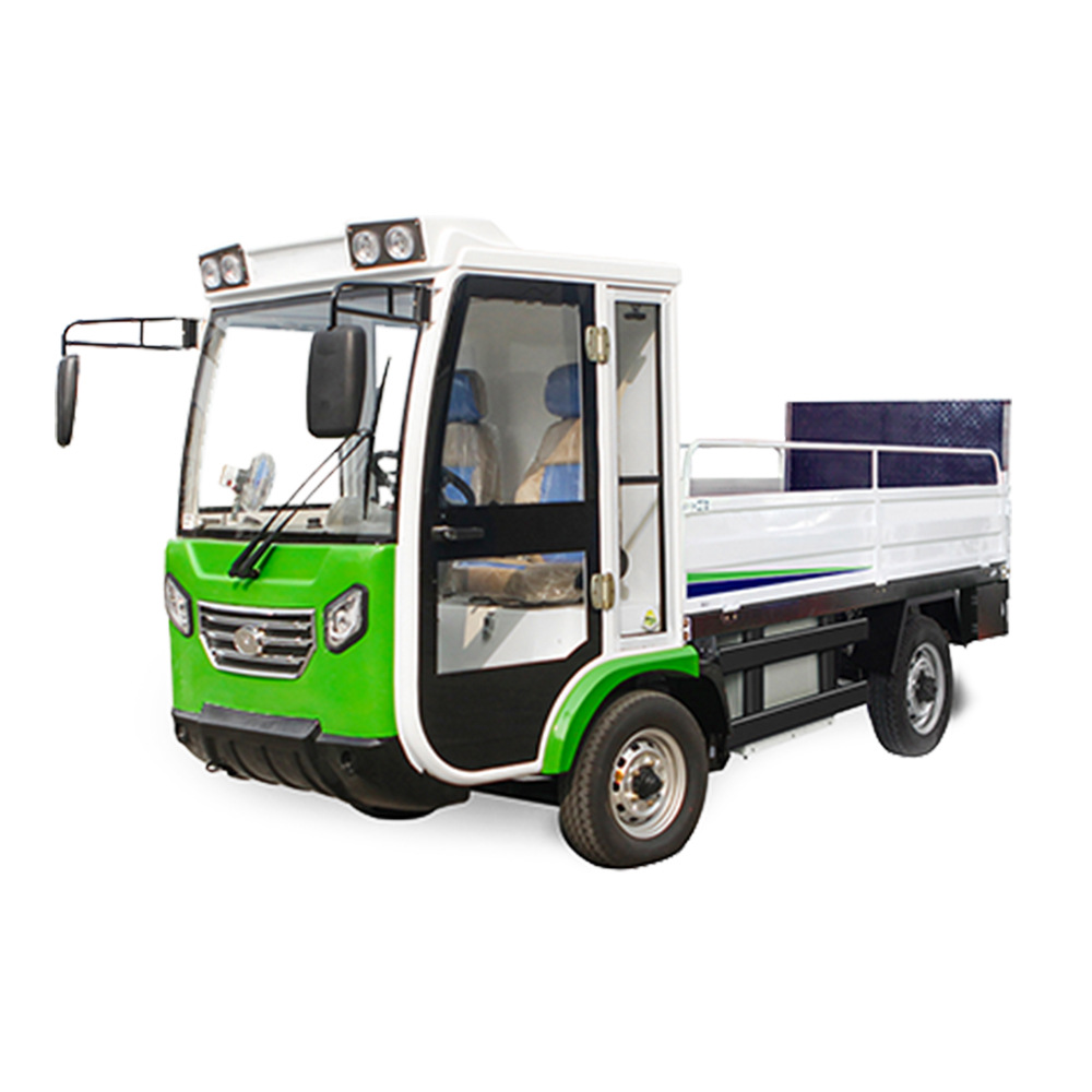 ocm电动四轮车垃圾清运车户外240l垃圾桶自卸式运输车电动环卫车