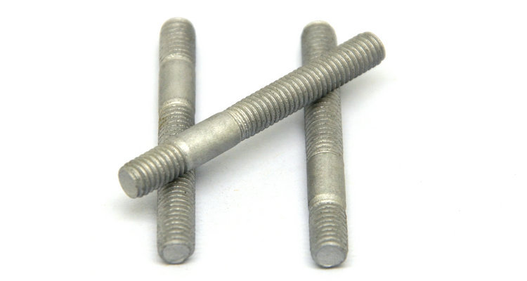 黄铜两头双牙螺杆 达克罗双头牙螺丝螺杆高强度紧固件工厂定做