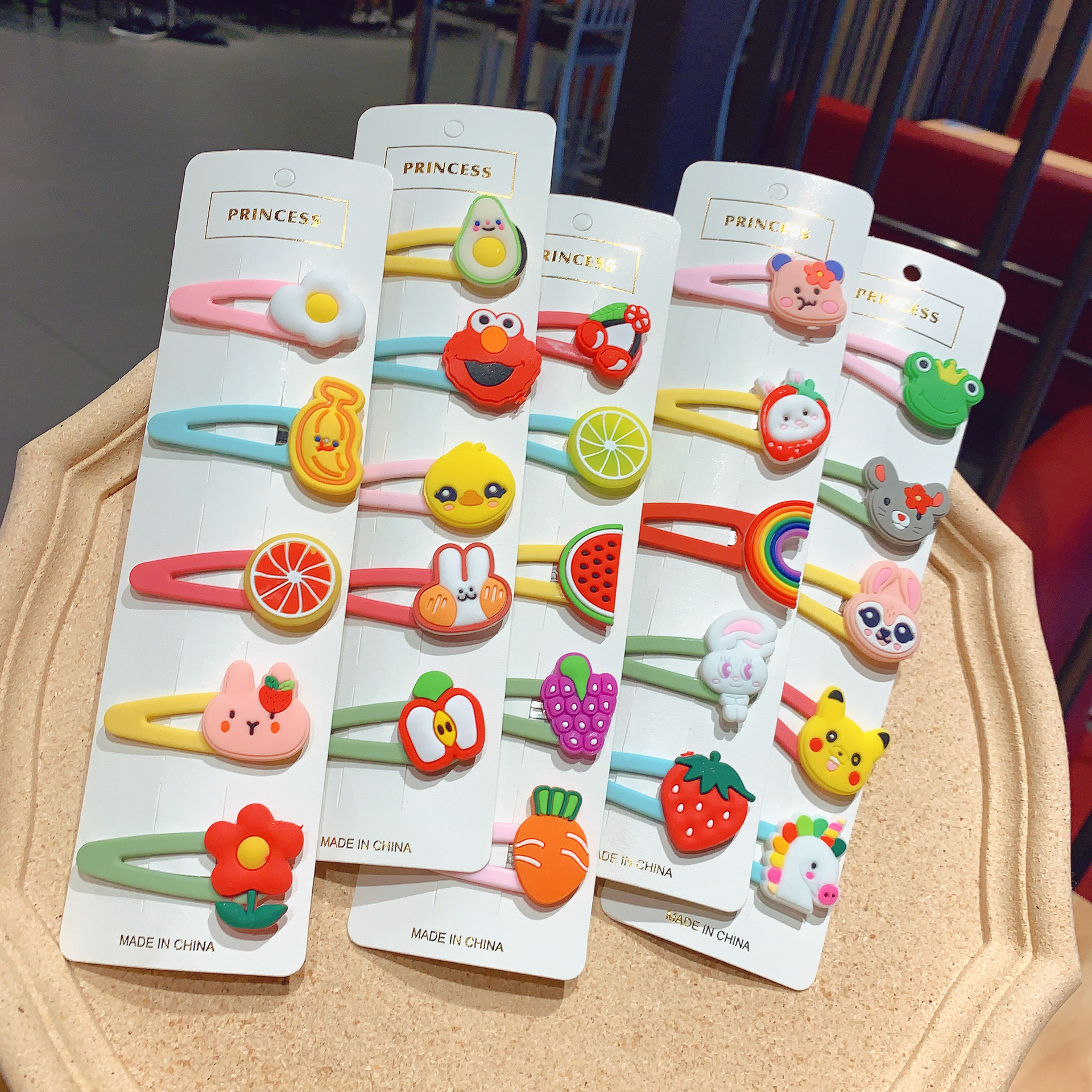 儿童发夹女可爱卡通发卡头饰女童边夹bb夹碎发卡子头饰