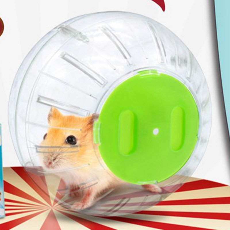 仓鼠玩具用品鼠球金丝熊水晶跑球滚球滚轮运动球转轮跑球15cm无架