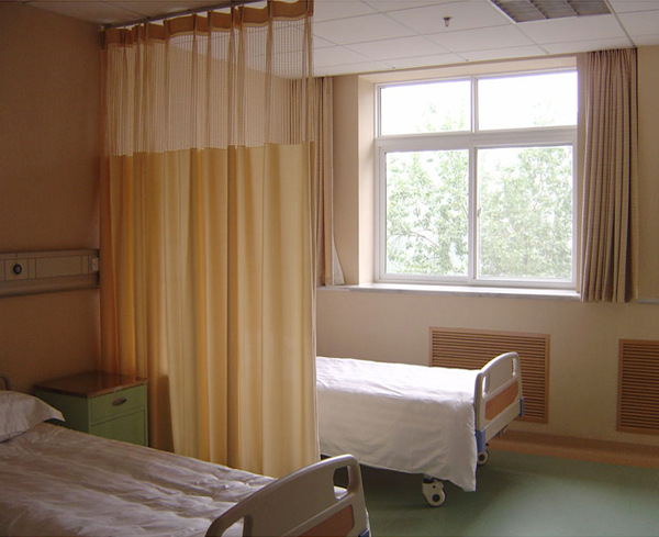 厂家批发医用帘隔离帘加厚美容院隔帘布阻燃医院成品窗帘布