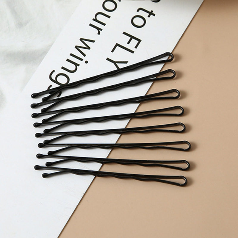 厂家供应 一字黑发夹生日礼物黑色一字夹礼品一字黑发夹