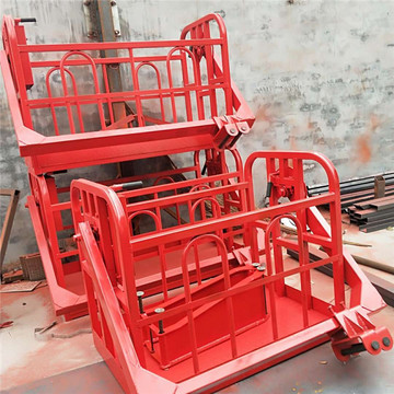 高品质吊车吊篮1.5米普通吊人篮筐高空作业自动平衡通用篮筐