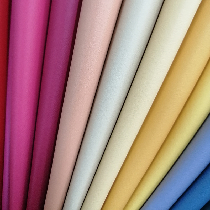 仿棉绒底纳帕纹6p水性皮革仿真皮革 软包餐椅人造革 沙发坐垫仿皮