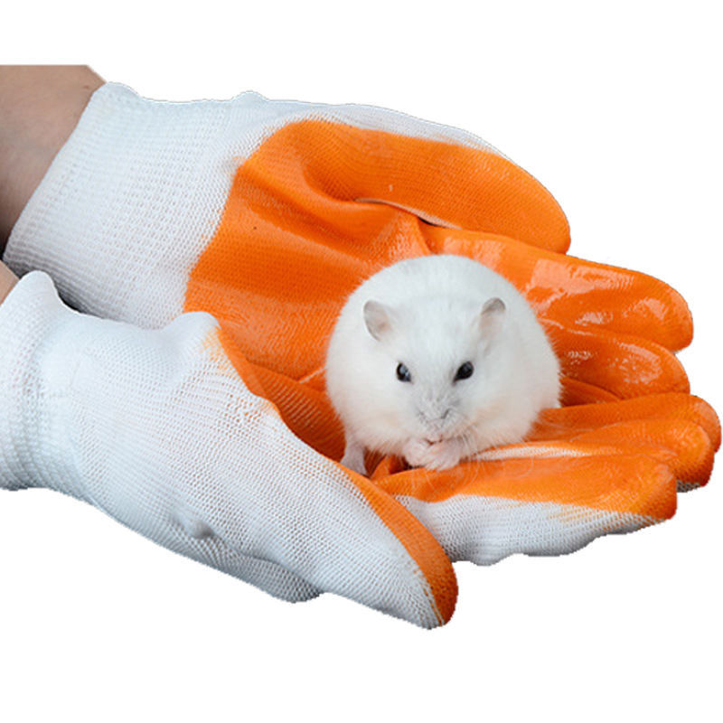 饲养仓鼠金丝熊防咬手套宠物用品抓宠物防抓专用手套防咬