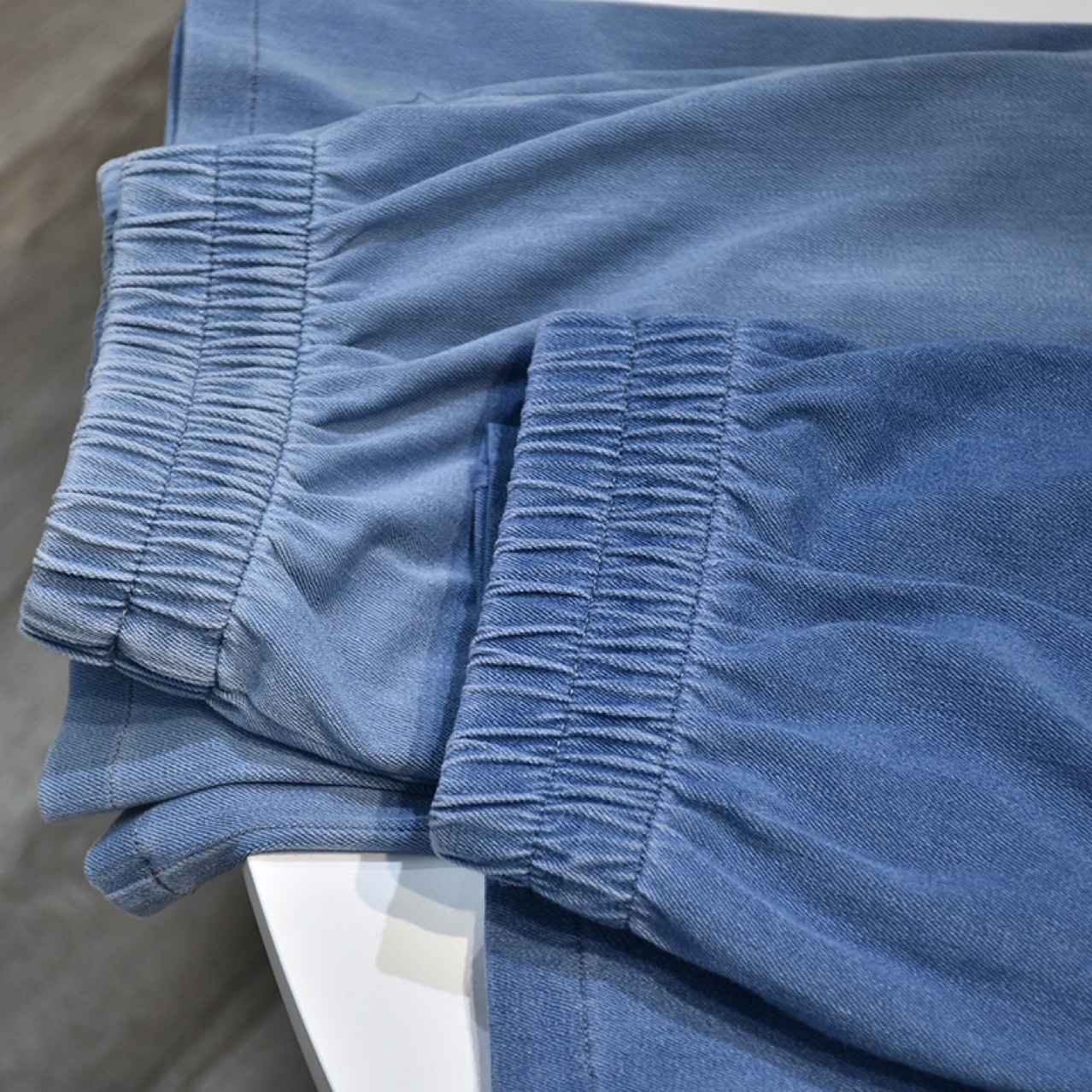 天丝棉裤子_2020女装品质款牛仔休闲阔腿氧气女 - 阿里巴巴