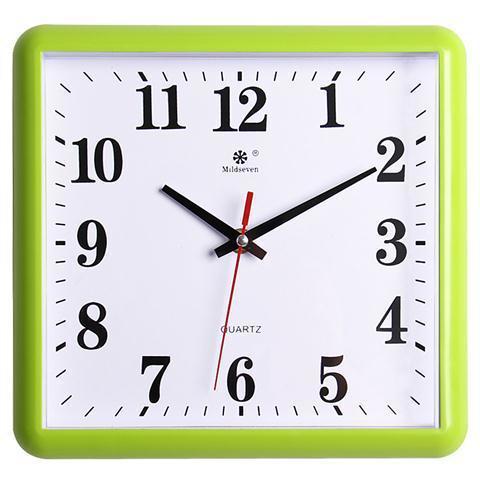 Square Electronic Wall Clock Living Room Mute Clock Home Creative Fashion Art Calendar Quartz Clock Pocket Watch