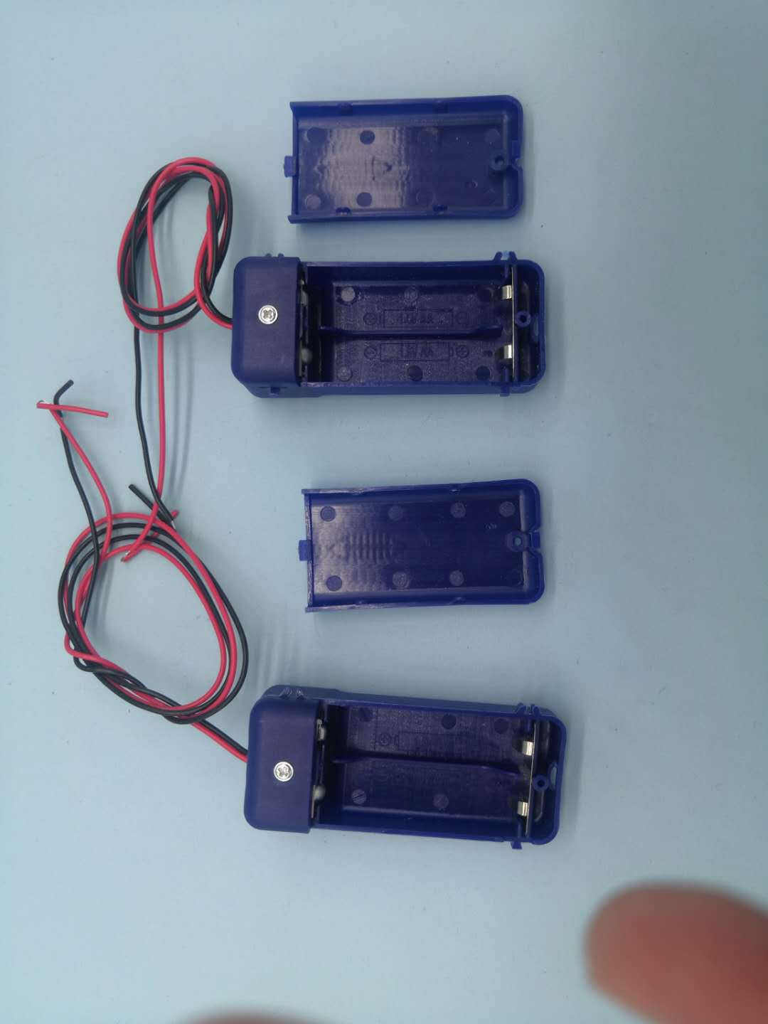 线控盒遥控器 前进后退 电机正反转控制器 线控电池盒 玩具制作