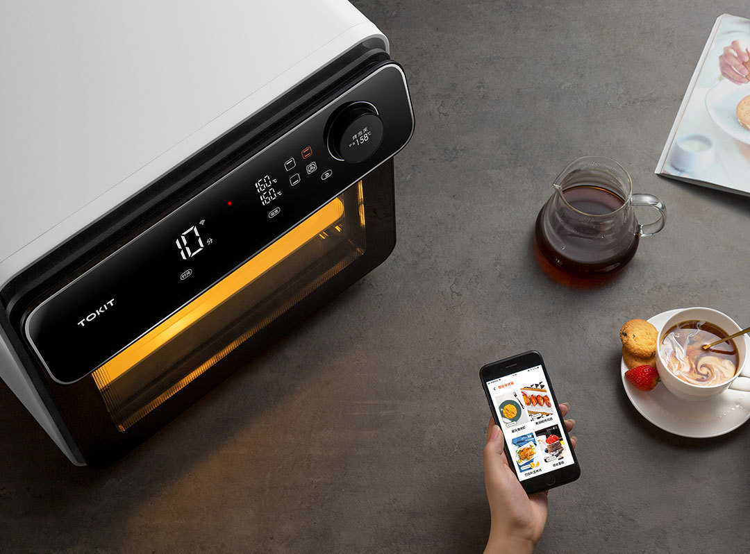 小米有品tokit智能电烤箱 32l家用大容量台式多功能全自动一体机