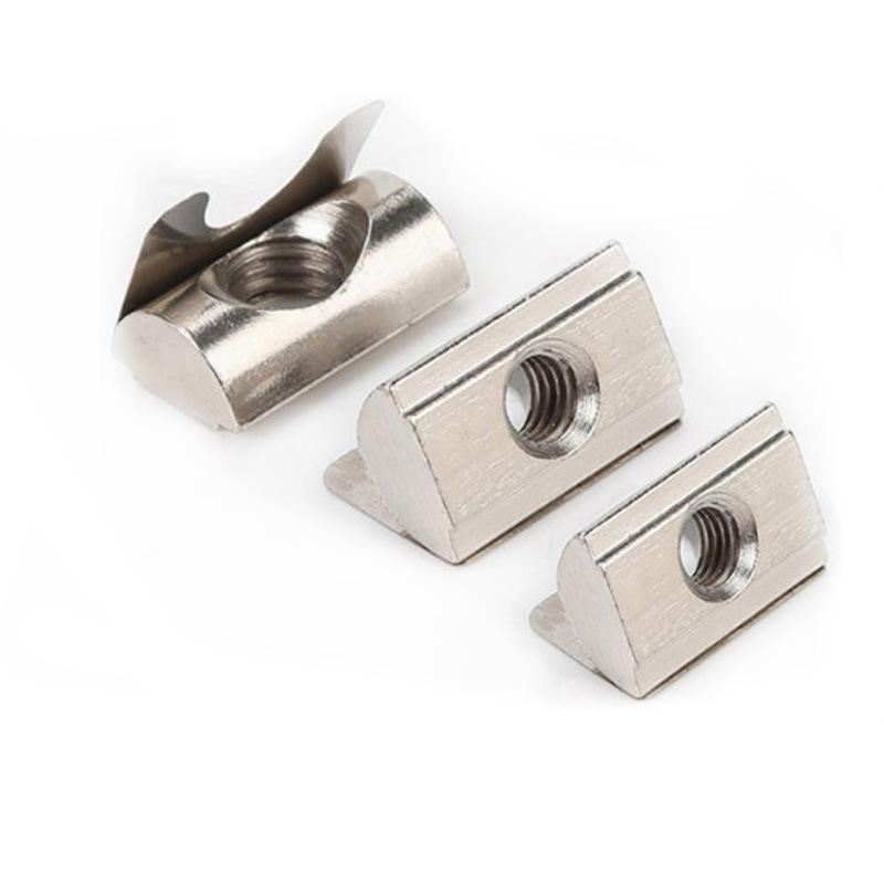 欧标弹片螺母 弹性螺母块 30/40通用型材螺母 非工业铝型材配件