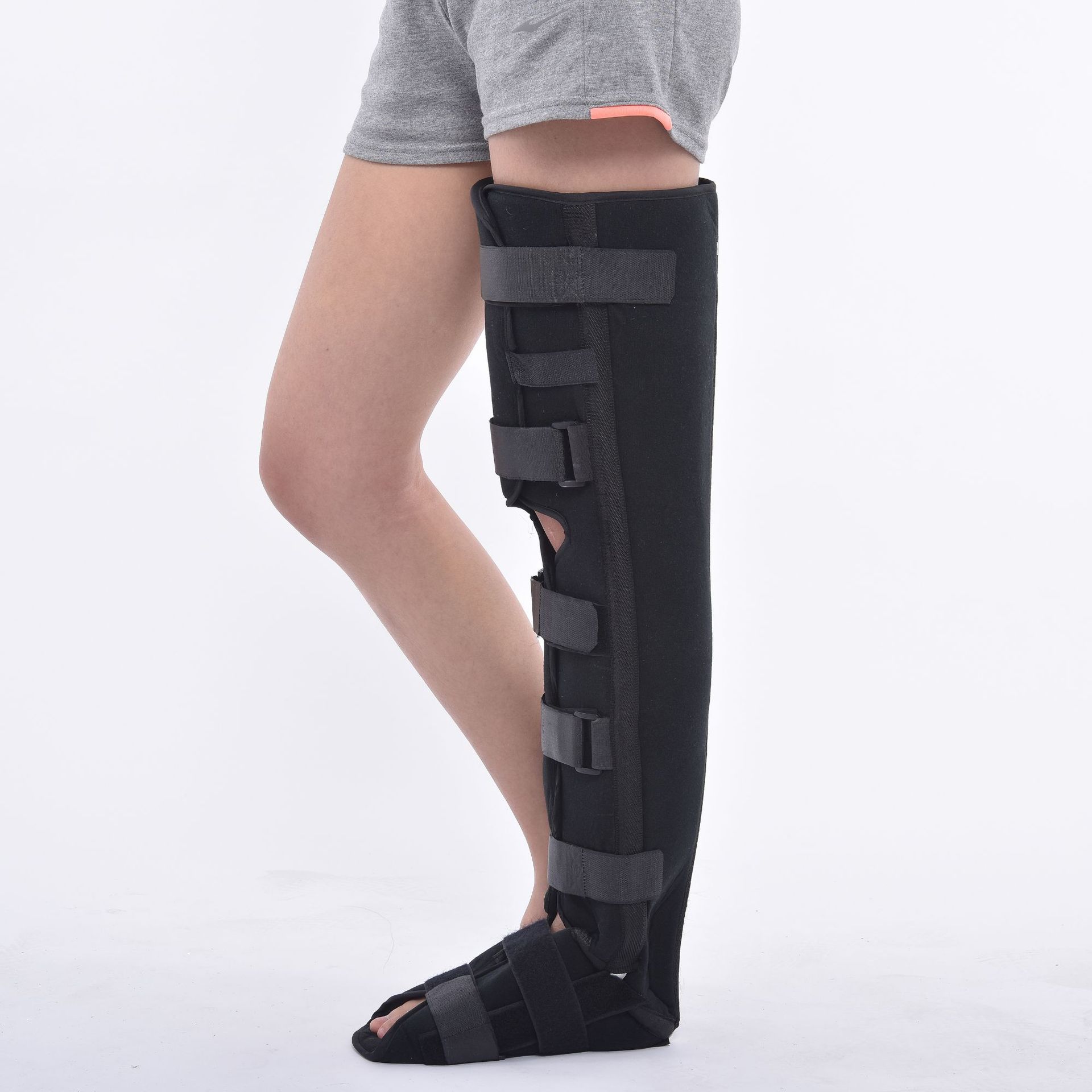 康兴达医用大腿超踝固定带 下肢骨折术后康复固定带护具