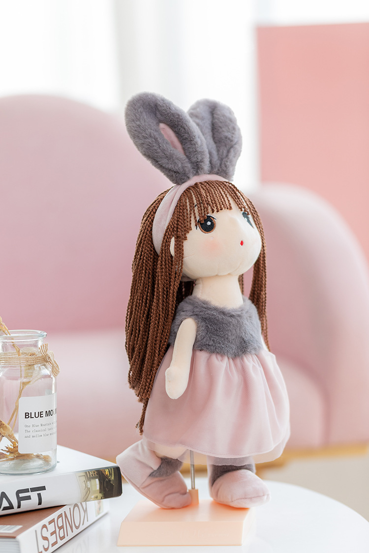 豪伟达百变仙子菲儿换装娃娃可爱布绒公仔小女孩毛绒玩具儿童礼物