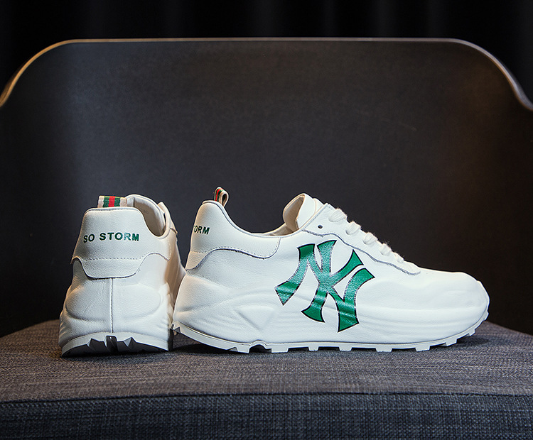 拼色小白鞋女真皮2020春季新款学生百搭欧洲站透气全皮运动休闲鞋