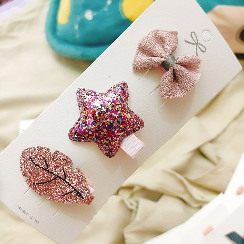 新品韩版可爱小童女发夹宝宝婴幼儿头饰公主蝴蝶结侧边夹子发饰