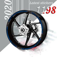 摩托车贴纸 反光贴花 彩色轮圈贴 轮毂贴 适用于DUCATI 1198 贴纸
