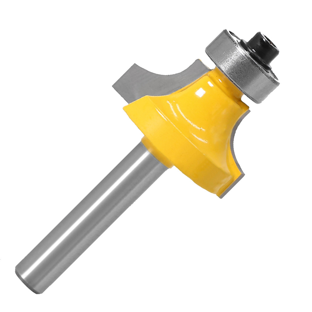 4件套圆角刀6柄常用圆角刀高档合金圆角刀修边机刀头倒角刀r角刀