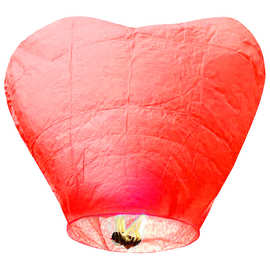 产地货源心形孔明灯情人节许愿灯创意孔明灯外贸出口祝福灯笼