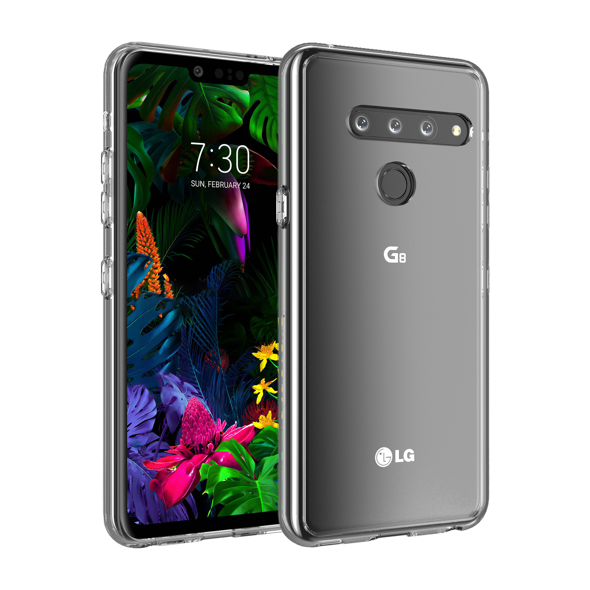 简约晶透适用于lg g8透明手机壳 防摔防滑不发黄高透亚克力手机壳