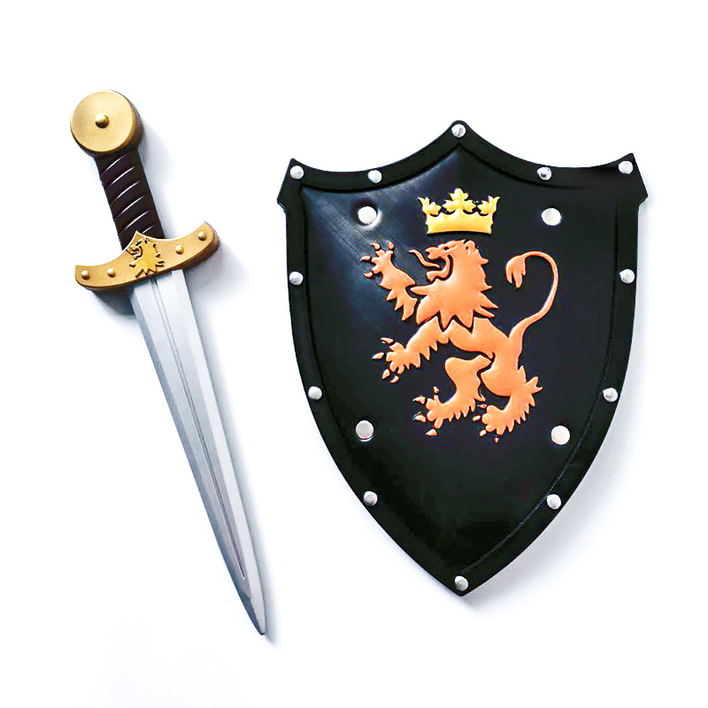 男孩玩具cosplay道具狮子王剑盾pu仿真盾牌刀剑组合武器装备兵器