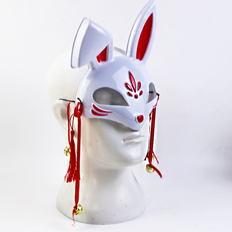 可爱动物diy兔子面具萌萌网红兔子面具万圣节化妆舞会街舞流行款