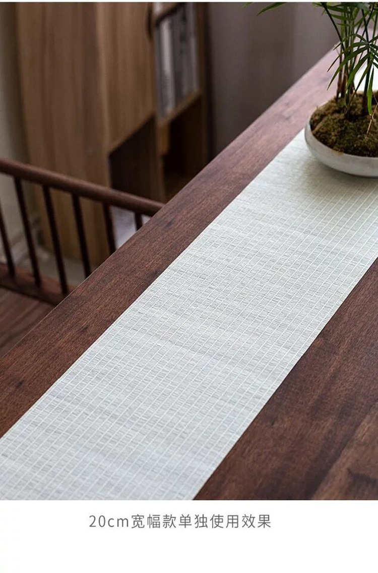 防水茶席 纸纤维 草纤维桌旗茶旗茶桌布茶垫定制厂家直销