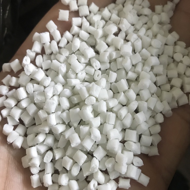 白色半透pp加纤增强塑料原料粒子新料再生聚丙烯加纤玻纤塑料颗粒